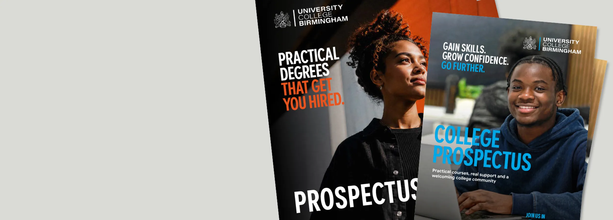 Graphic showing the front cover of our prospectuses