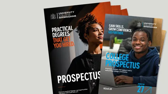 Graphic showing the front cover of our prospectuses