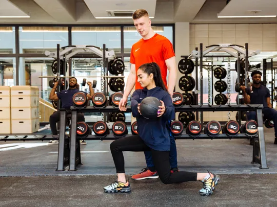 Students at the Human Performance Lab University College Birmingham