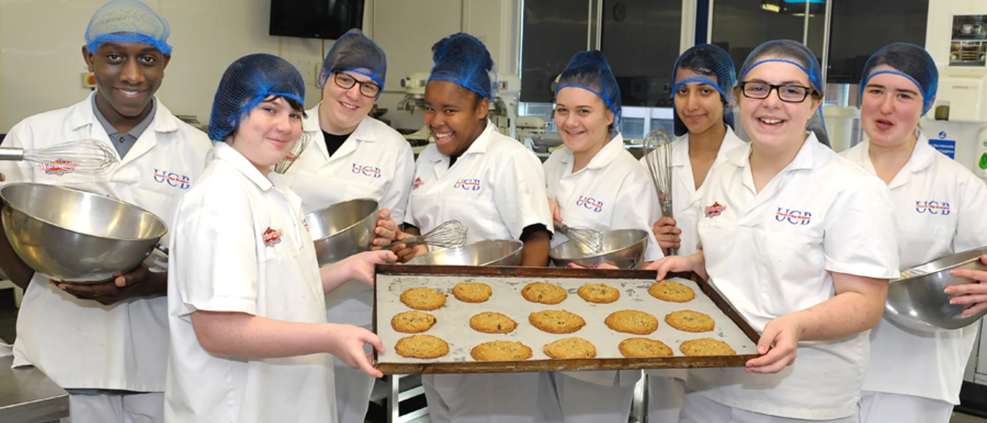 Junior Bakers Academy students at University College Birmingham