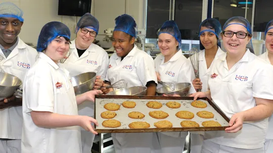 Junior Bakers Academy students at University College Birmingham