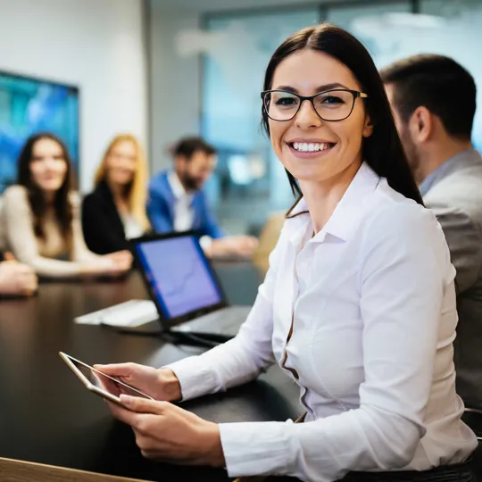 Business Services student