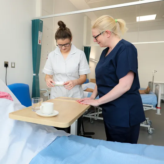 Adult nursing student