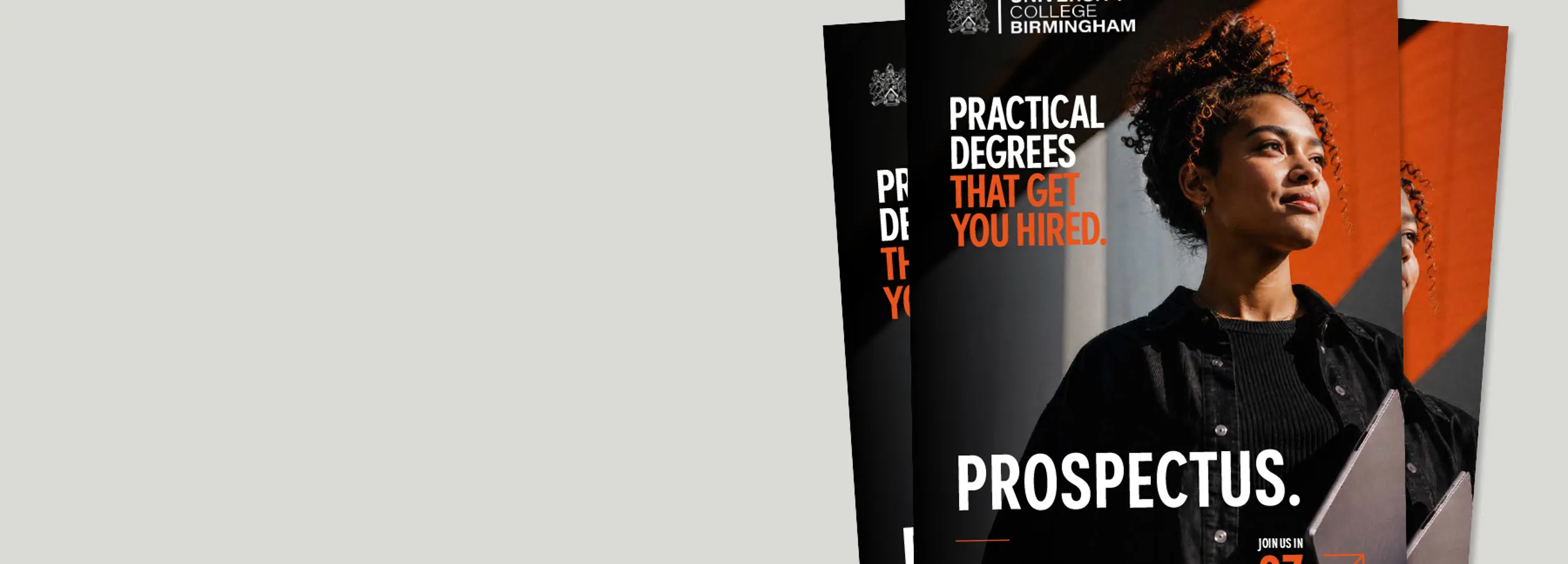 Graphic showing the front cover of the UG Prospectus