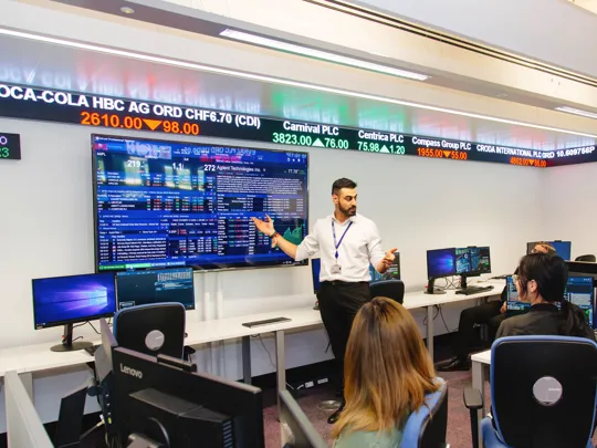 Trading Room 1 at University College Birmingham