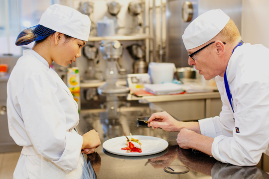 Culinary Arts student and a cheff
