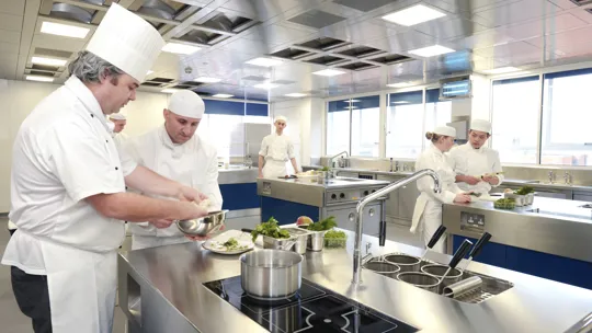 Kitchen Facilities Students Lecturer