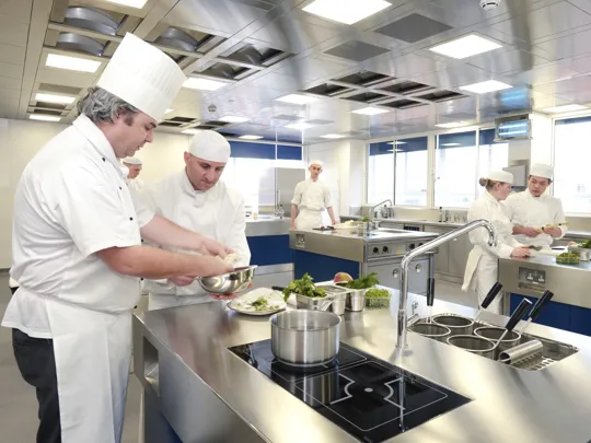 Kitchen Facilities Students Lecturer
