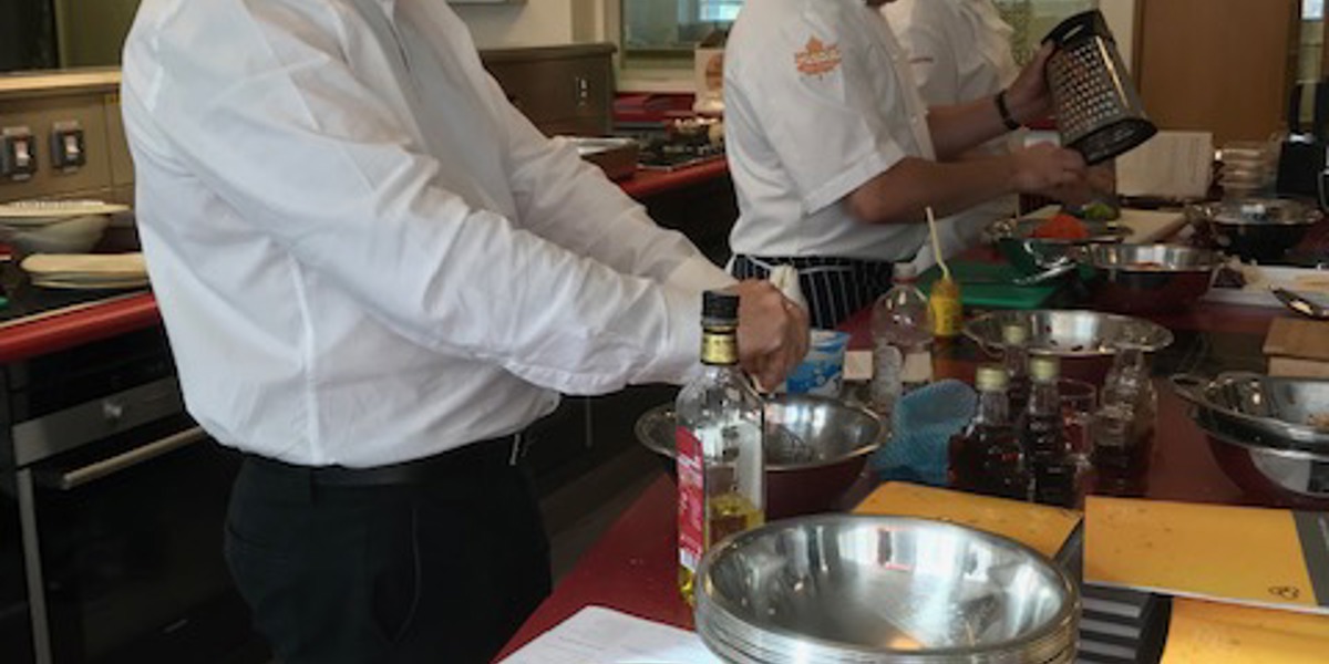 Masterclass pupils cook up a treat with maple syrup